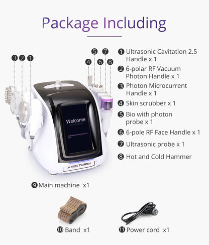 Shape Tactics 8-in-1 Cavitation RF Body Sculpting System