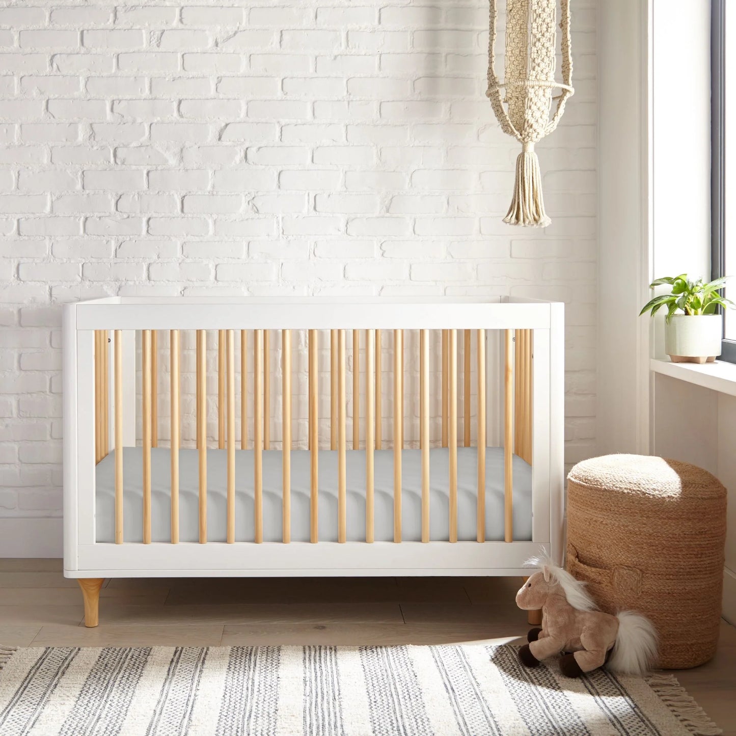 Cooling Bamboo Crib Fitted Sheet For Gentle Breathable Sleep