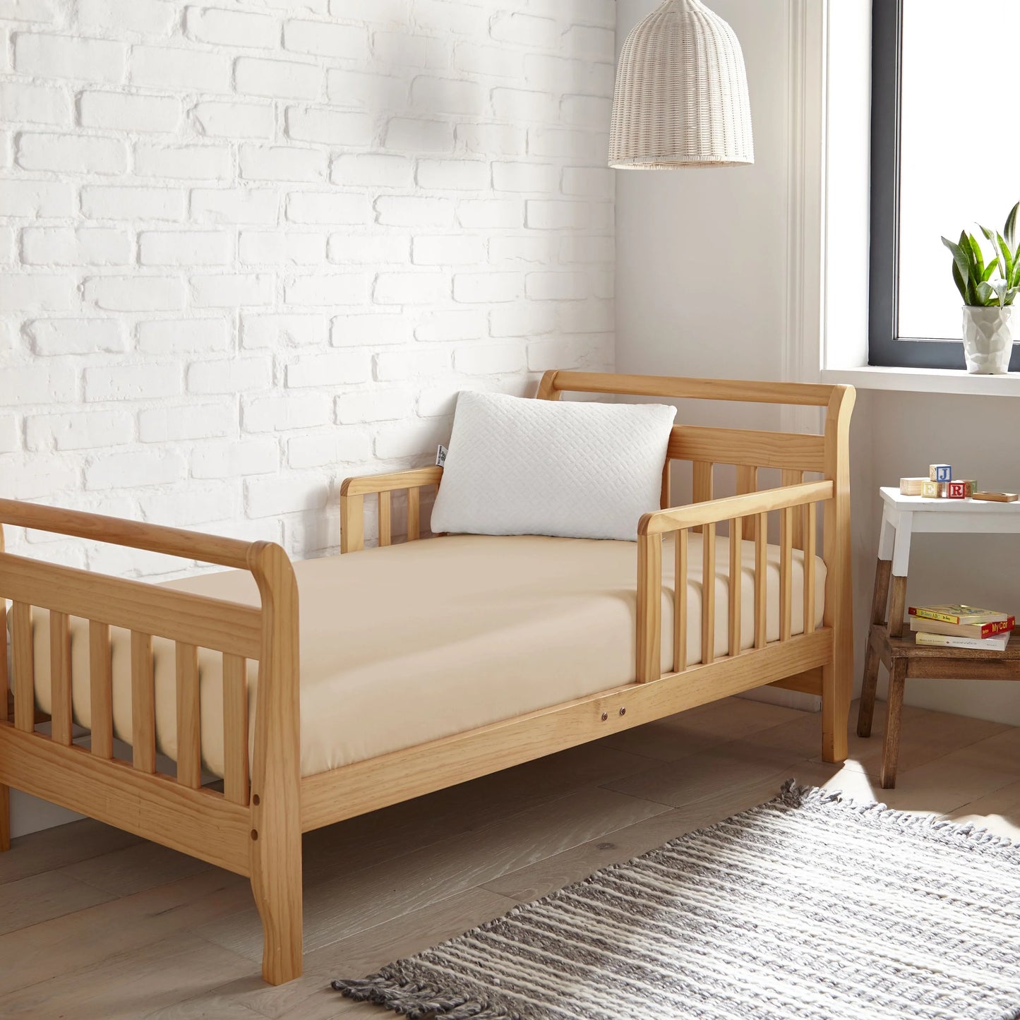 Cooling Bamboo Crib Fitted Sheet For Gentle Breathable Sleep