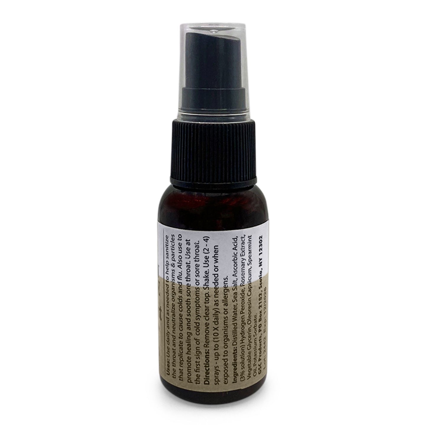 Sinus Plumber Hydrogen Peroxide Throat Spray | Cold & Flu Support