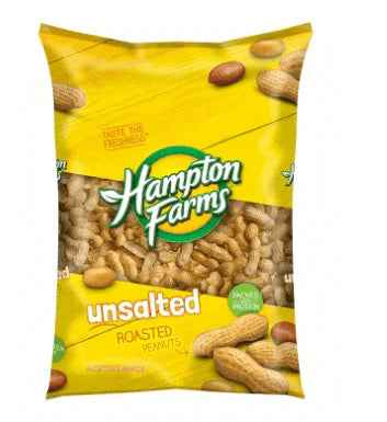Hampton Farms Unsalted In-Shell Peanuts, 5 lbs. Fresh & Crunchy