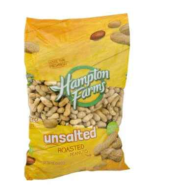 Hampton Farms Unsalted In-Shell Peanuts, 5 lbs. Fresh & Crunchy