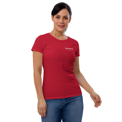 Women's Classic Prohibition Soap Logo Fitted T-shirt